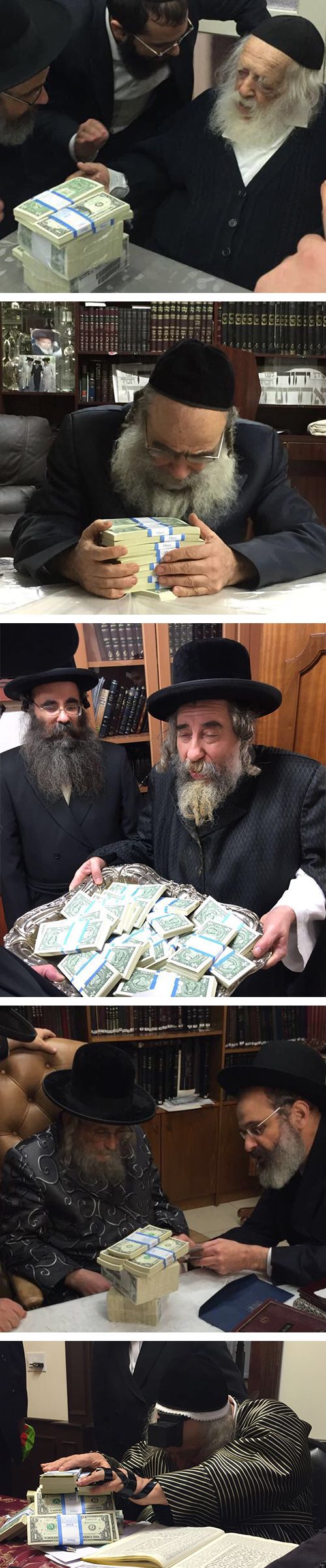 Misaskim Gives 2,000 Yesomim And Almanos Chanukah Gelt Blessed By Gedolei Hador